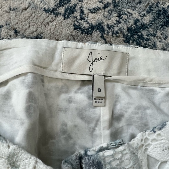 NWOT JOIE Ebele Lace Shorts size 10 - Picture 3 of 5